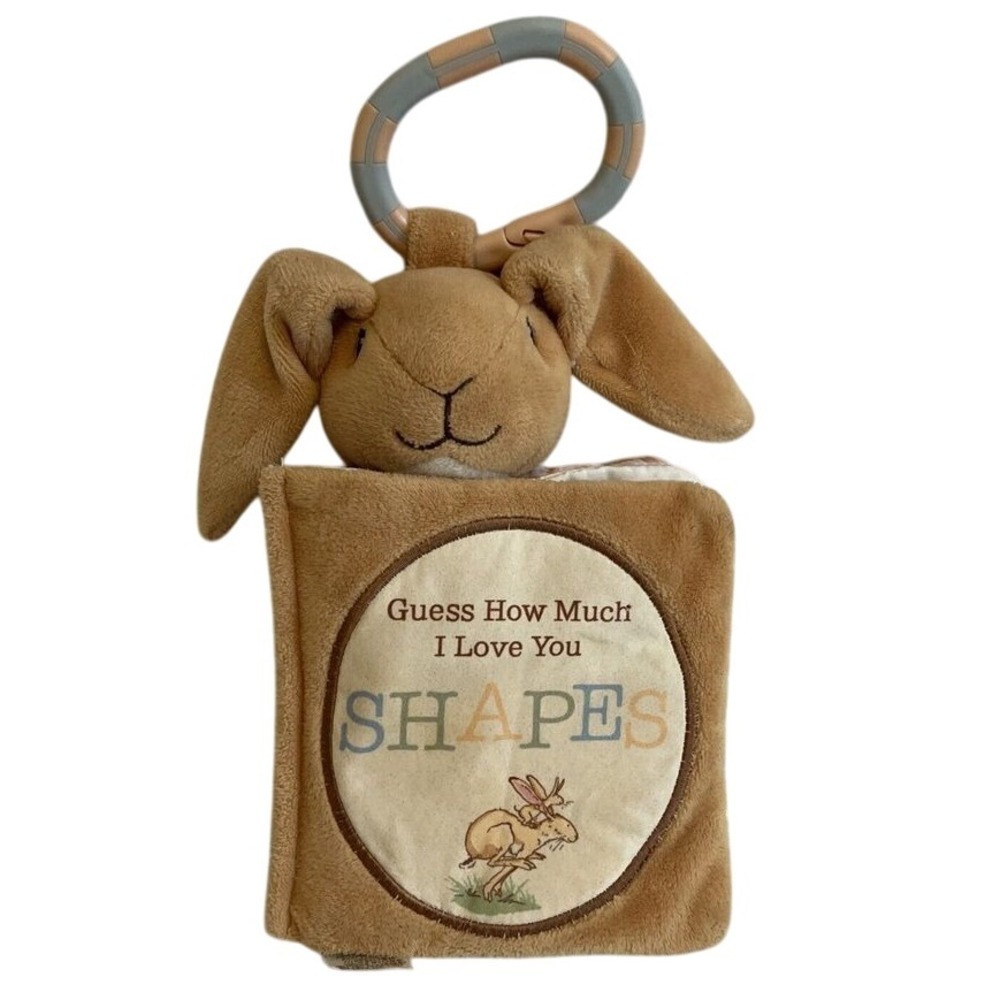 Guess How Much I Love You Shapes Bunny Peek A Boo Book Plush Soft‎ Toy Clip 2014